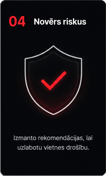 4. Novērs riskus